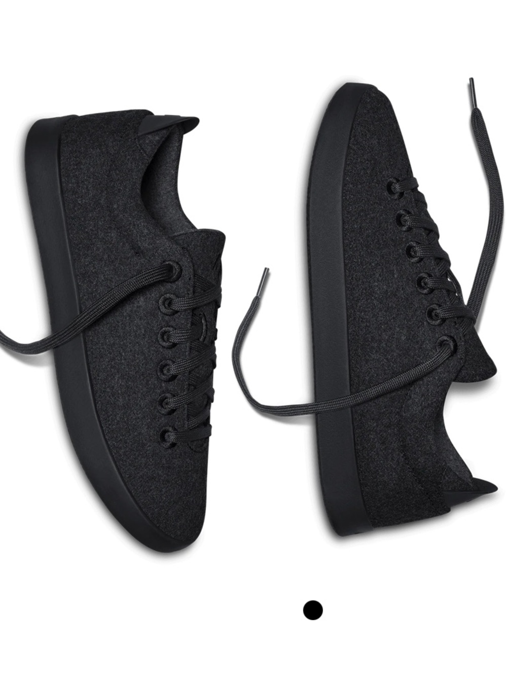 Allbirds Wool Pipers Natural Black Size 7